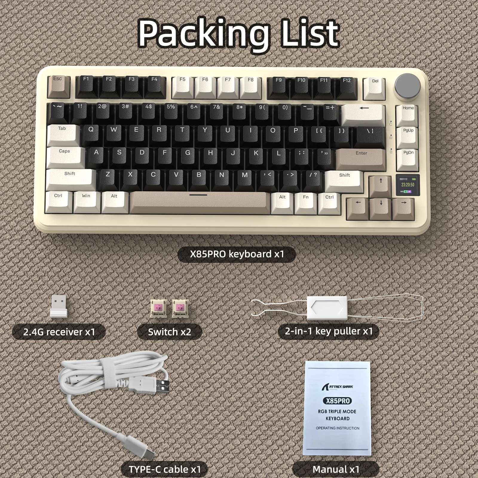 84-attack-shark-x85pro-tri-mode-gasket-mechanical-keyboard-20.webp ATTACK SHARK X85PRO Tri-mode Gasket Mechanical Keyboard