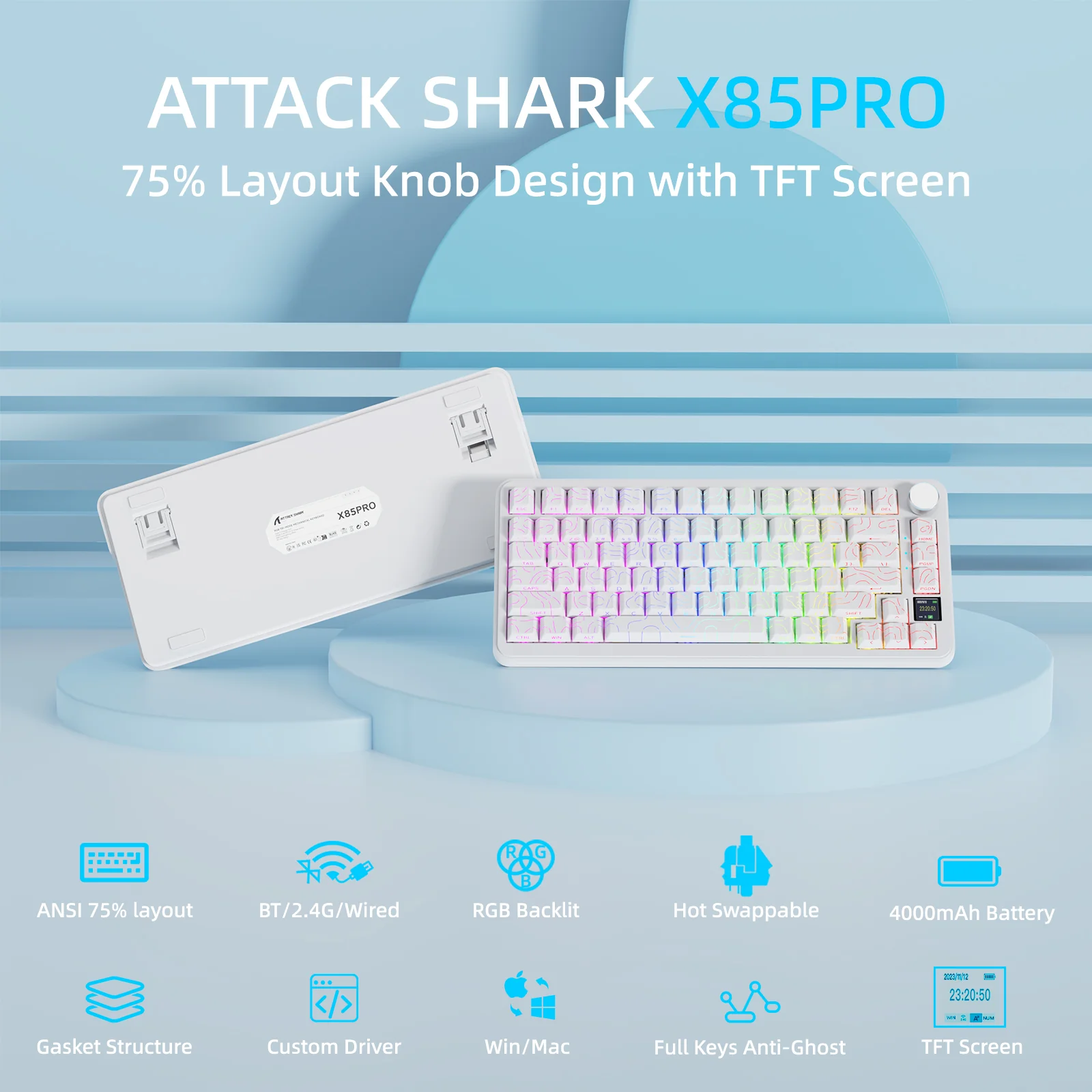84-attack-shark-x85pro-tri-mode-gasket-mechanical-keyboard-43.webp ATTACK SHARK X85PRO Tri-mode Gasket Mechanical Keyboard