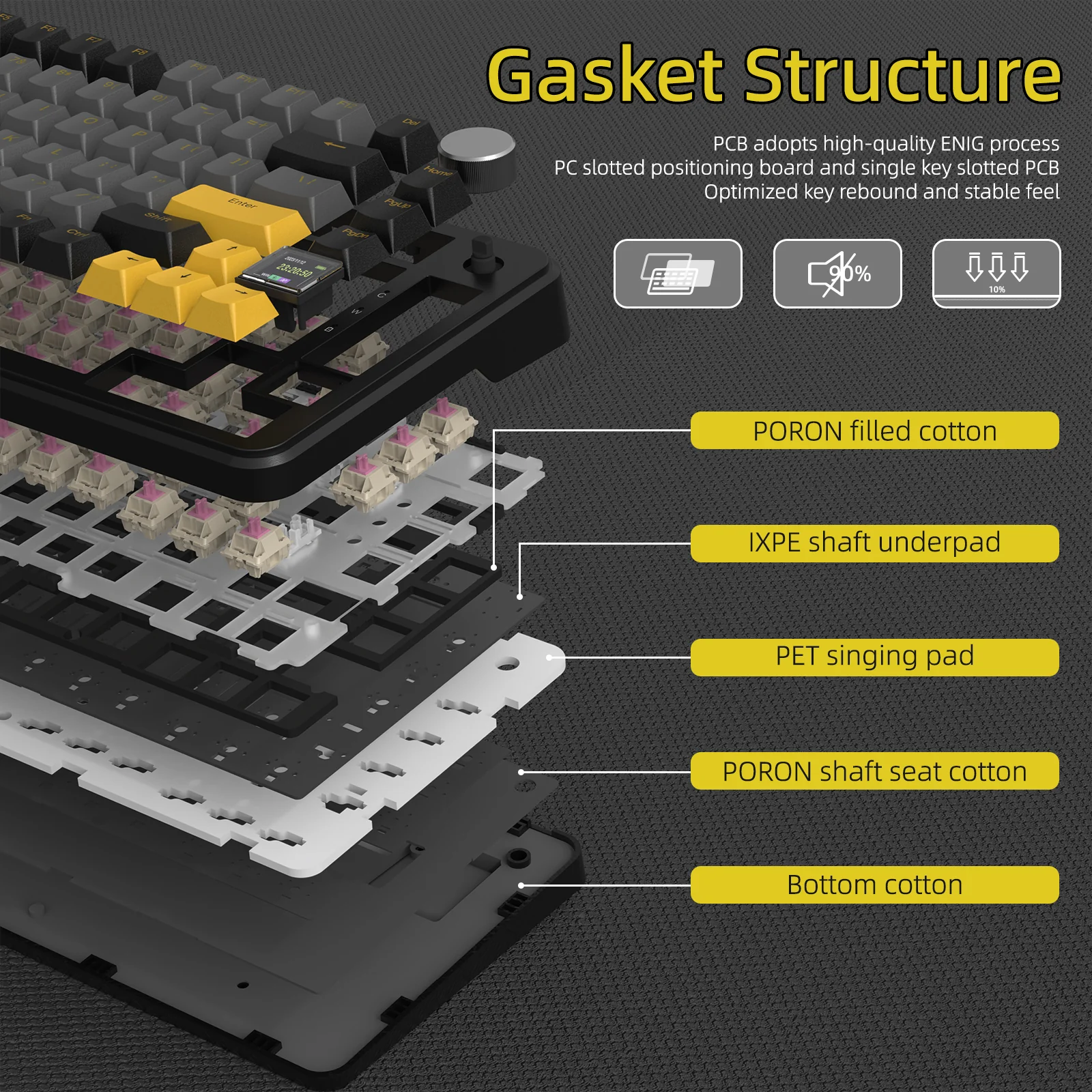 84-attack-shark-x85pro-tri-mode-gasket-mechanical-keyboard-6.webp ATTACK SHARK X85PRO Tri-mode Gasket Mechanical Keyboard