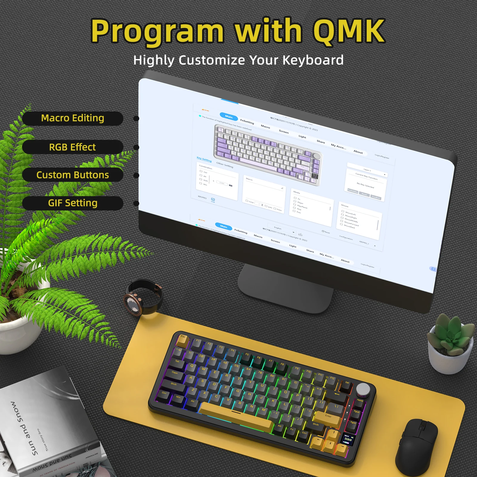 84-attack-shark-x85pro-tri-mode-gasket-mechanical-keyboard-8.webp ATTACK SHARK X85PRO Tri-mode Gasket Mechanical Keyboard