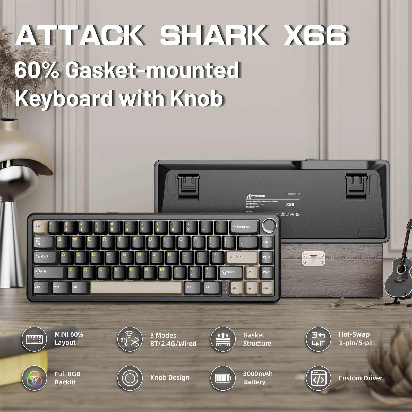 9-attack-shark-x66-wireless-mechanical-keyboard-with-8k-coiled-cable-11.webp ATTACK SHARK X66 Wireless Mechanical Keyboard with 8K Coiled Cable