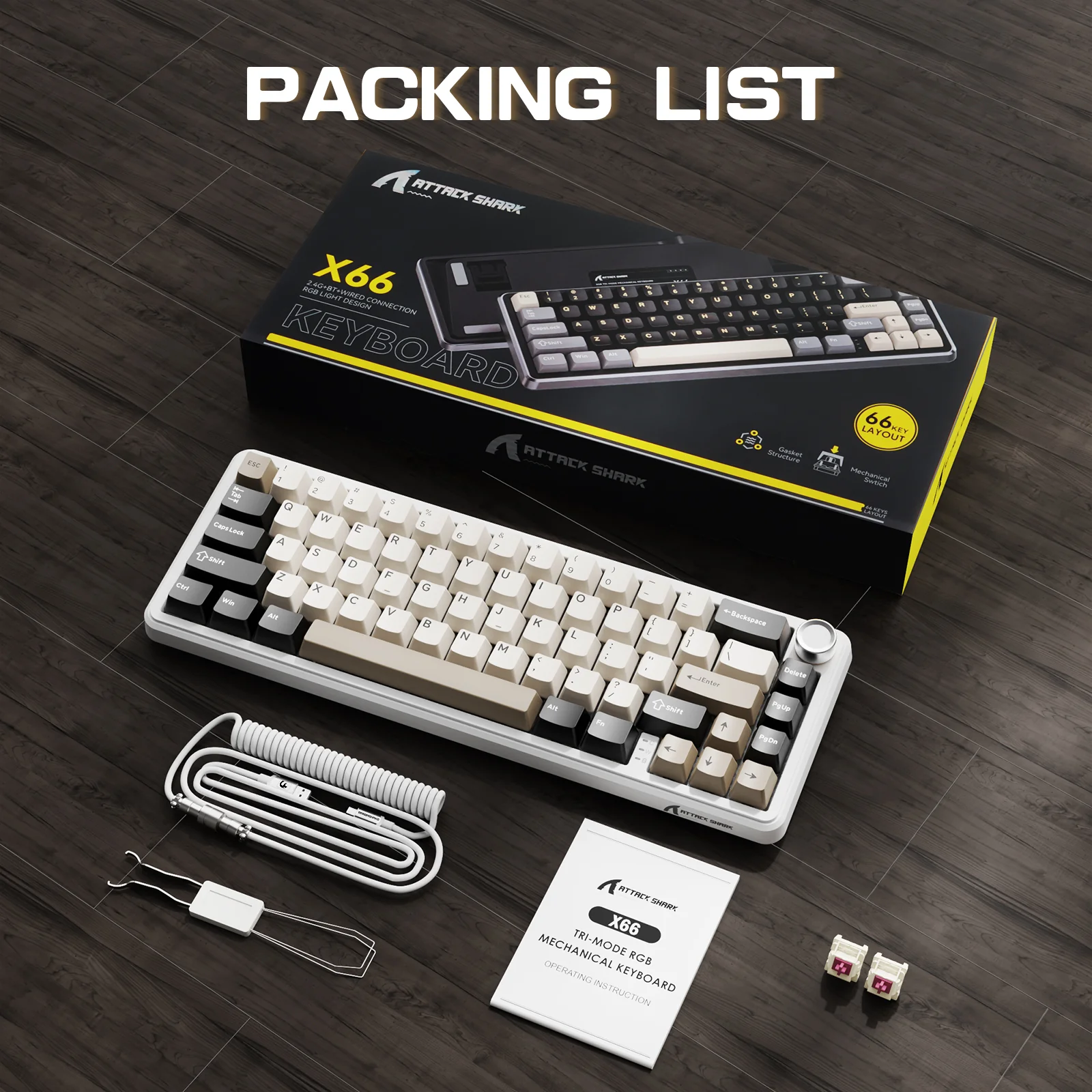 9-attack-shark-x66-wireless-mechanical-keyboard-with-8k-coiled-cable-27.webp ATTACK SHARK X66 Wireless Mechanical Keyboard with 8K Coiled Cable